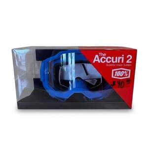 100% The Accuri 2 Motocross Goggles Blue Black